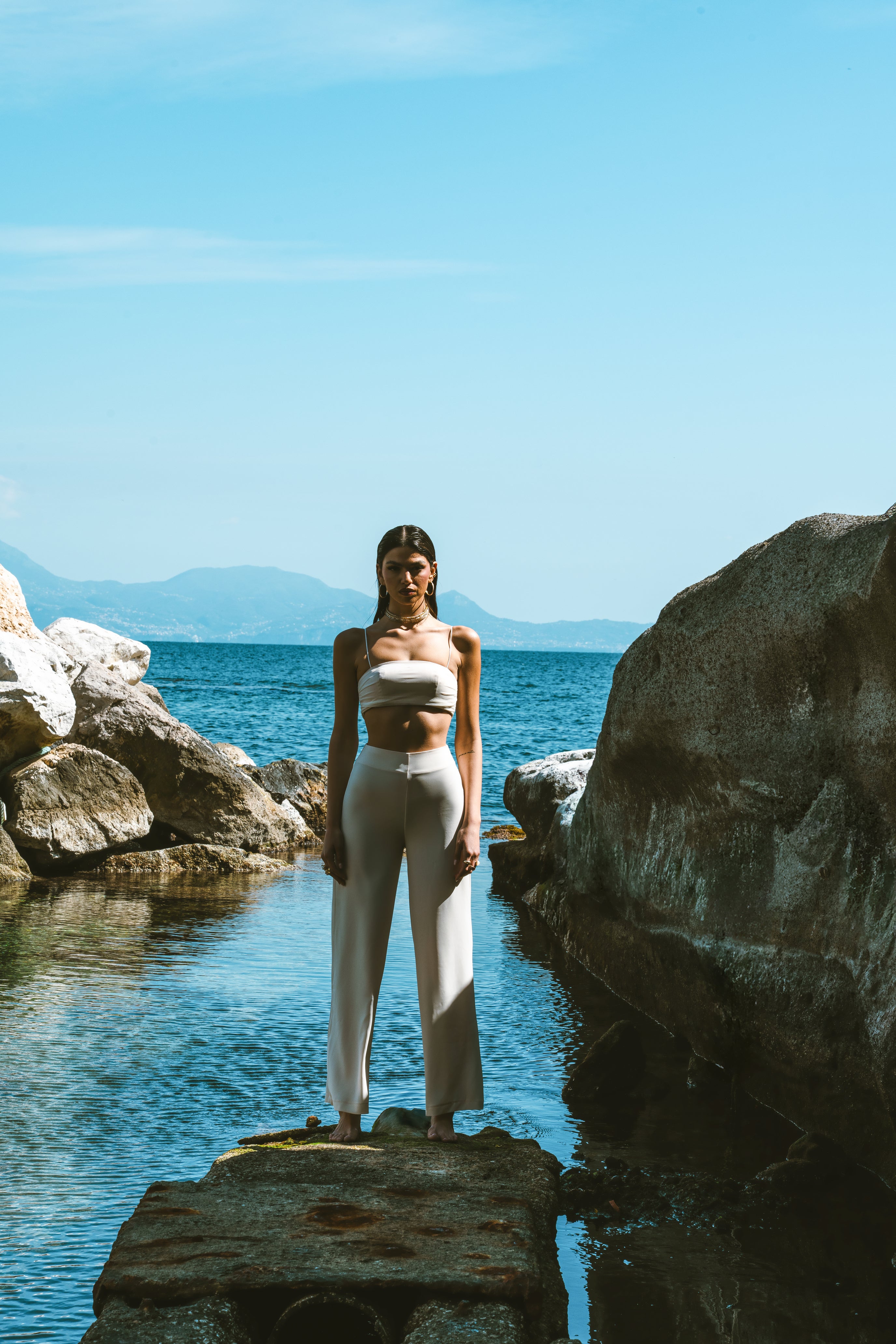 PANTALONE ESSENZA - BURRO
