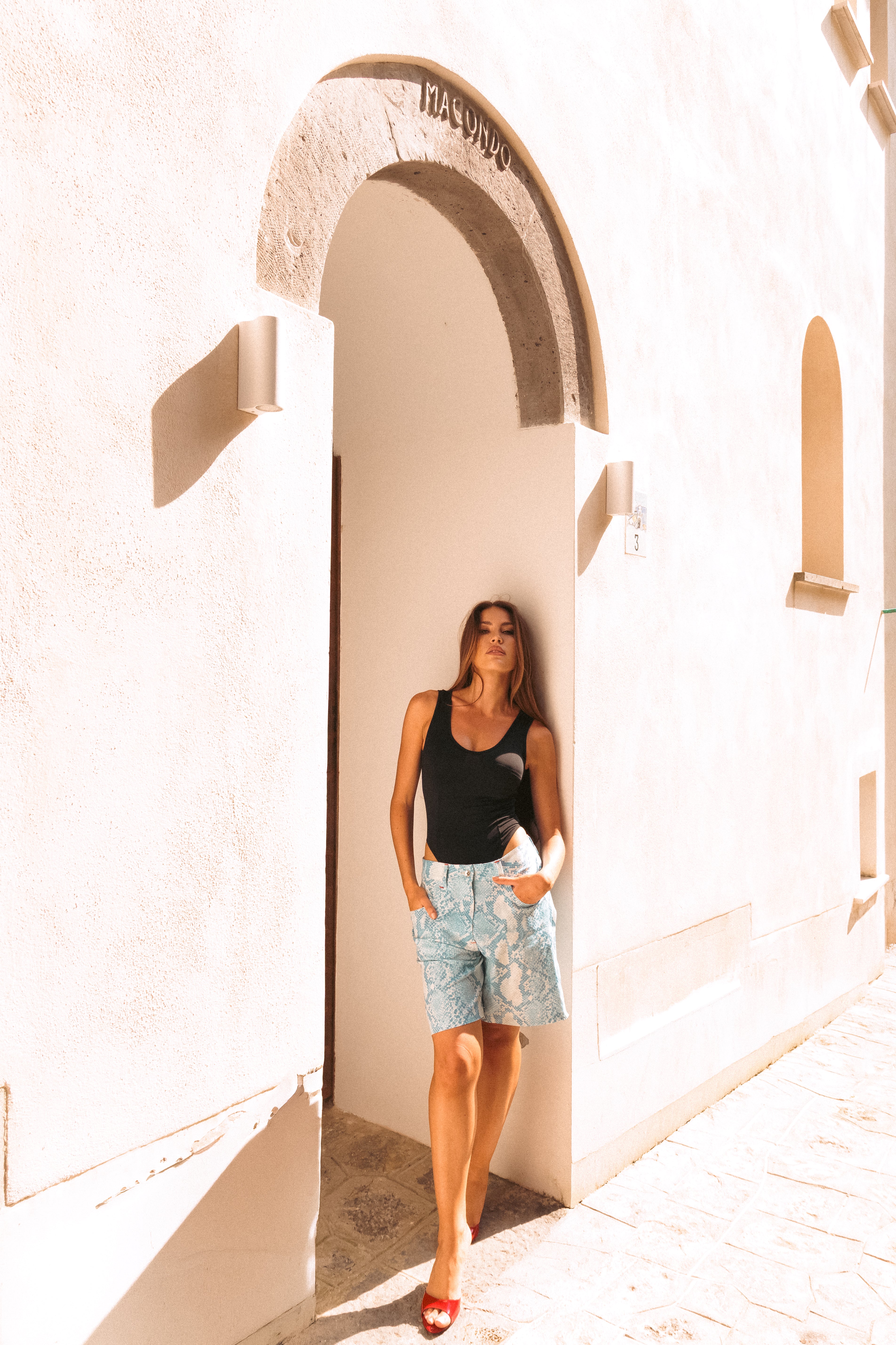 Shorts Toxic Love - AZZURRO