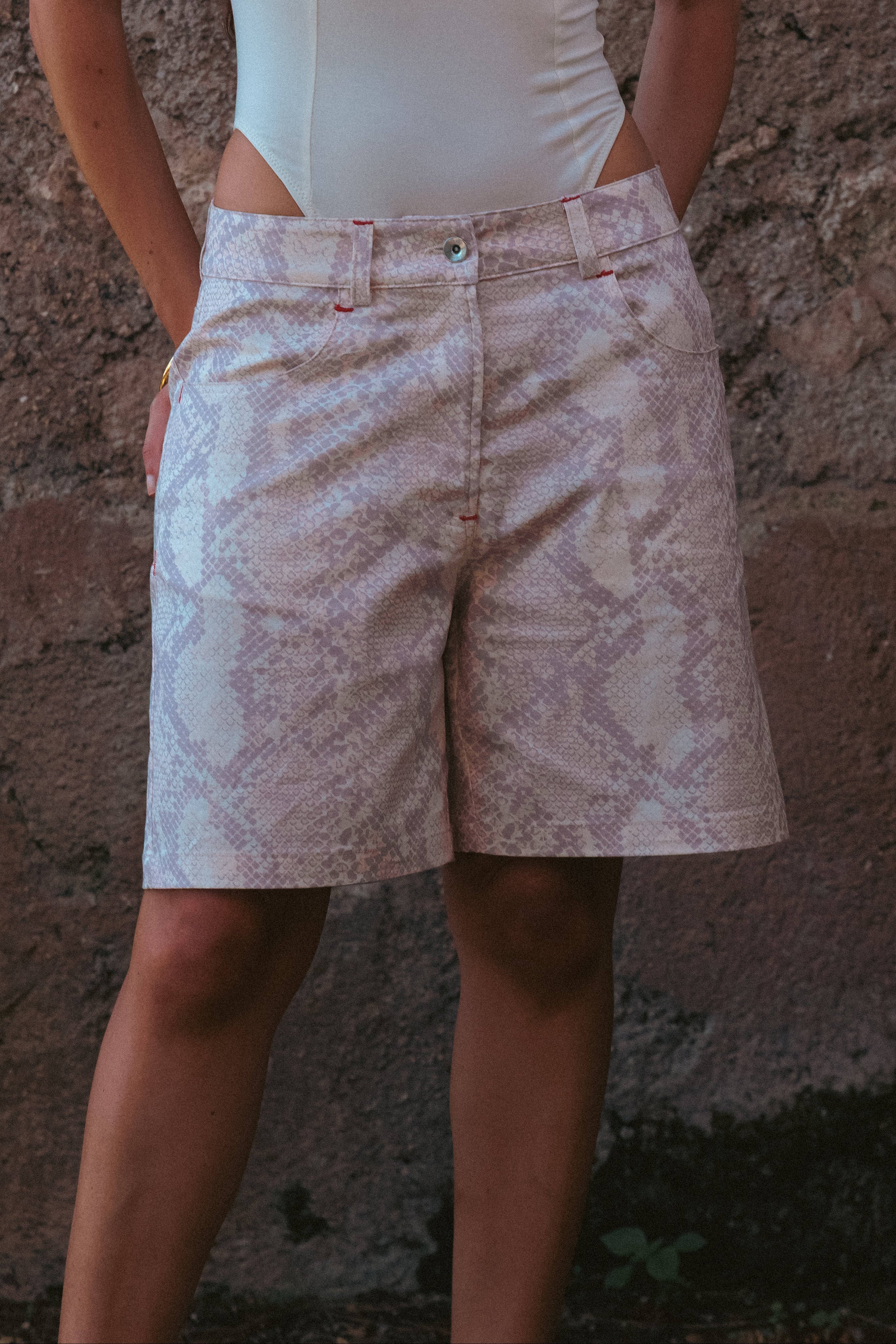 Shorts Toxic Love - Beige